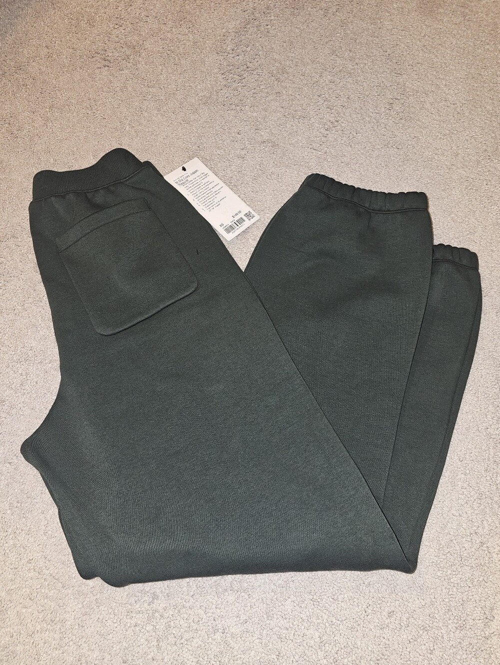 Lululemon Big Cozy Jogger Size Xs Mens Forest Green Fit Womens Small Or Medium